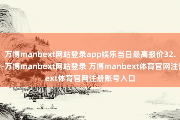 万博manbext网站登录app娱乐当日最高报价32.00元/公斤-万博manbext网站登录 万博manbext体育官网注册账号入口
