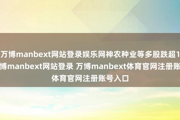 万博manbext网站登录娱乐网神农种业等多股跌超10%-万博manbext网站登录 万博manbext体育官网注册账号入口