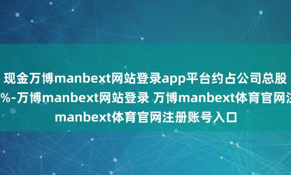 现金万博manbext网站登录app平台约占公司总股本的0.0144%-万博manbext网站登录 万博manbext体育官网注册账号入口