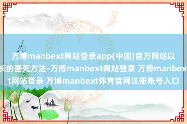 万博manbext网站登录app(中国)官方网站以致不敢接办一个周期较长的垂死方法-万博manbext网站登录 万博manbext体育官网注册账号入口