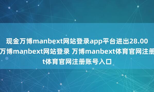 现金万博manbext网站登录app平台进出28.00元/公斤-万博manbext网站登录 万博manbext体育官网注册账号入口