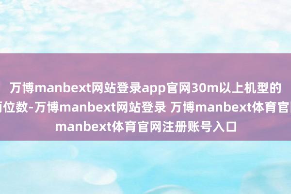 万博manbext网站登录app官网30m以上机型的涨幅齐杰出了两位数-万博manbext网站登录 万博manbext体育官网注册账号入口